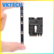 [Vktech] M.2 A+E To NVME SSD Adapter A/E Key To M Key PCIE 4.0 Riser Card M2 WIFI Interface for Lapt