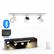 飛利浦 - PHILIPS HUE 53093 /31 RUNNER 5.5Wx3 Gu10 LED 22k-65k 白色三頭聚光燈（藍牙)(智能控制)