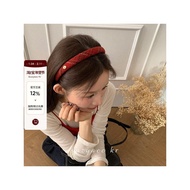 suzyacc kr节日氛围感红色格子发箍女2025新款法式复古高级头箍suzyacc kr festival atmosphere sense20260121