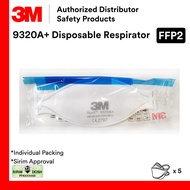 3M Aura 9320A+ FFP2 Particulate Disposable Respirator/ Haze Mask/ Dust Mask/ Oil & Non-oil Base Part