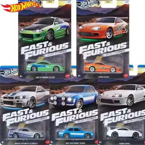 New Hot Wheels Car Fast & Furious Themed Assortment Mix 1h - Brian O'Conner Hnr88 H 1/64 Diecast Veh