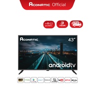 Aconatic ทีวี 43 นิ้ว FHD 1080P Android 11.0 Smart TV รุ่น 43HS500AN ระบบปฏิบัติการ Android OS/Netflix &amp; Youtube, Voice Search,Dolby Audio (รับประกัน 3 ปี)