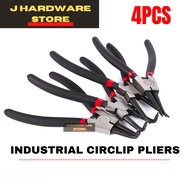 Anton 4pcs Industrial Circlip pliers set Curved Straight Tip Multifunctional Hand Tools