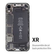 ฟิล์มหลังด้าน ฟิล์มถอดแยกชิ้นส่วนเมนบอร์ดลายพราง สำหรับ iPhone 15 Pro Max 14 13 12 11 Pro XS Max Mini X XR SE 2020 8 7 6 6s Plus ฟิล์มหลัง ไอโฟน