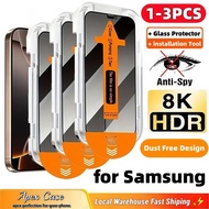 for Samsung A03s A55 A22 Screen Protector Dust Free Installation Privacy Protective Film Anti Spy