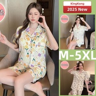 XB M-5XL Cotton Plus Size Pyjamas - Summer Short Sleeve Sleepwear