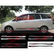 Proton Exora car sticker Exora car listcutting stiker