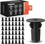 A-Premium 50PCS Nylon Fender Lining Screw Grommet Retainer Clip Compatible with Toyota Camry, RAV4, 