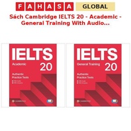 Cambridge IELTS 20 Book - Academic - General Training With Audio + Answers (Savina)