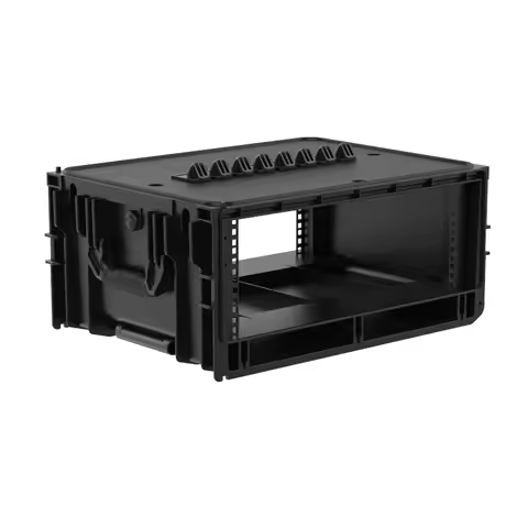 Custom Tsunami Heavy Duty IP65 2U 4U 6U 8U 12U PP Material Power Distributor Audio Amplifier Rack Ca