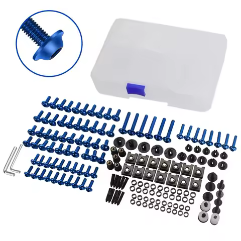 FOR YAMAHA XJ600NS XJ600S XJ650 ABS XJ6 DIVERSION M5 M6 Complete Motorcycle Fairing Bolts Kit CNC Al