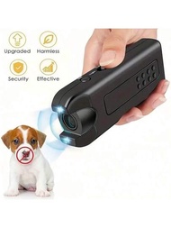 Pin超聲波狗驅逐器寵物狗訓練器LED手電筒