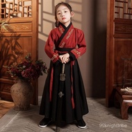 RDHJ Mulan Costume for Children Ancient Heroine Outfit Ethnic Clothing Boys Girls Traditional Clothi