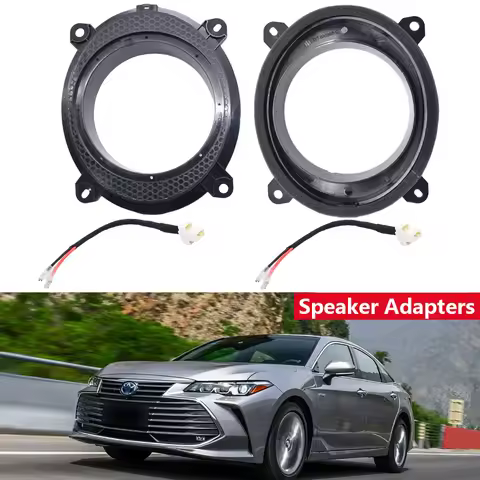 1pair Car Speaker Adapter for Toyota AVALON CAMRY HIGHLANDER CROWN LUGER Audio Mount 6.5 Inch Specia