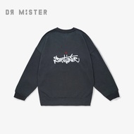DR MISTER "Essential" Classic Signature Sweatshirt - Wolf Grey