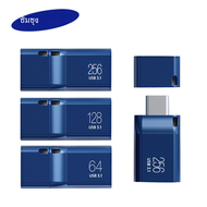 แฟลชไดรฟ์ USB ชนิด Samsung 256G 128G 64GB เพนไดรฟ์ USB 3.1 Type C pendrive เมมโมรี่สติ๊กสำหรับ PC/โน้ตบุ๊ค/สมาร์ทโฟน/แท็บเล็ต