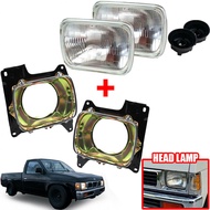 ชุดไฟหน้า KOITO + เบ้าไฟหน้า รุ่น นิสสัน บิ๊กเอ็ม NISSAN BIG-M D21 ปี 1986 - 1997 1 ชุด
