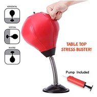 Desktop Punching Bag Stress Reliever, Desk Table Top Punch Ball with Extra-Strong Suction Cup Novelt