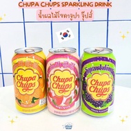 Noona Mart -เครื่องดื่มเกาหลี จูปา จุ๊ปส์ น้ำผลไม้ผสมโซดา องุ่น สตอร์เบอรี่ ส้ม - Korean Chupa Chups Sparkling Drink (orange, strawberry, grape) 345ml