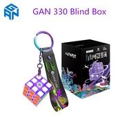 GAN 330 X Blind box Keychain GAN 330 Keychain 3x3 Cube GAN Key chain Cube Mystery Box Transparent Cu