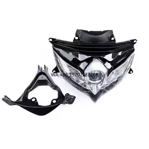 -LAM Fit for Suzuki GSXR600 GSXR750 2008 - 2010 K8 K9 Headlight Assembly Headlamp Light + Bracket GS