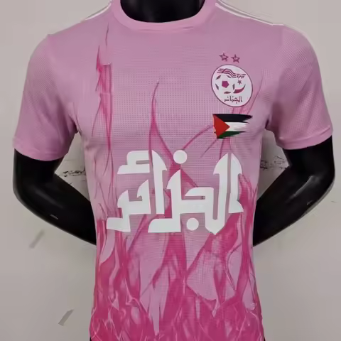 Summer New 25-26 Printed Algeria Special Edition Football Jersey 3D Printed Fashion Short Sleeve T-S