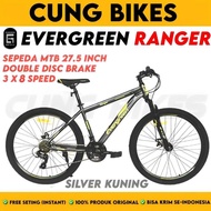 Sepeda gunung MTB 27.5 Inch Evergreen Ranger 545 21 speed Double disc brake