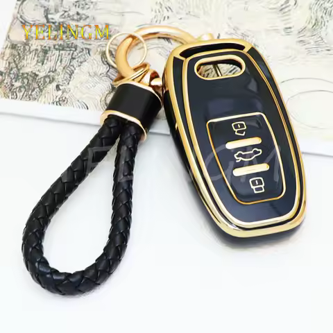 3 Button New TPU Car Remote Smart Key Cover Case Shell for Audi A1 A3 A4 A5 A6 A7 A8 Quattro Q3 Q5 Q