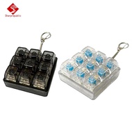 Sharprepublic Keyboard Fidget Clicker Toy Keychain Decompression Button Finger Clicker Toy