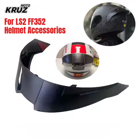 Helmet Accessories Suitable for LS2 FF802 Large Tail Air Vane Combat Radar Track Spoiler Throttle Mo