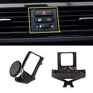 Warning Light Frame For BMW 3 Series E90 E92 E93 2005-2012 Car Air Vent Magnetic Mobile Phone Holder Car Accessories
