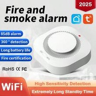 Hardwired Smoke Detector, Smoke Alarm With Replaceable 9V Battery, Fire Alarm Smoke Detector With In