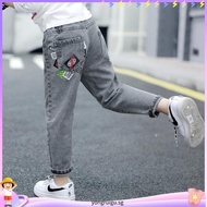 Korean Spring Casual 3-8 Year Old Baby Boy Kids Jeans