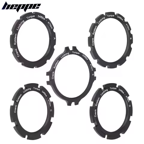 HEPPE Bike Crank Chainring Fixing Ring Crank Lock Ring Crankset Chainring Lockring for ROTOR/Cannond