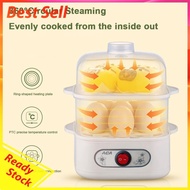 Two/Three-Layer Electric Steamer Machine 6 Eggs Multifunction Egg Boiler Cooker Corn Milk Rapid Brea