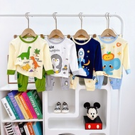 LONG-Sleeve SET OF COLD FABRIC WITH CUTE PRINTED PATTERNS FOR KIDS B4-TD-56
