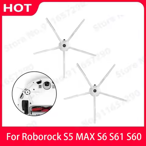 Roborock Side Brush Spare Kits With 5 Arms Cleaning Brushes Fit for Roborock S7 S7MAX S50 S6 & S5 Ma