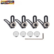 SCX10 Body Mount Magnetic Adjustable L-Bracket for 1/10 RC Car Crawler SCX10 JEEP Wrangler Rubicon C