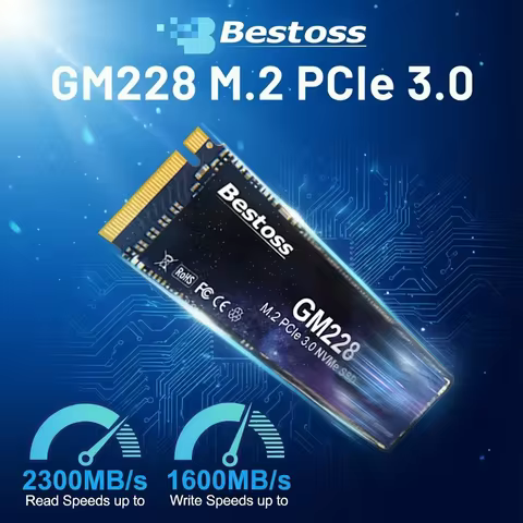 Bestoss PCIe 3.0 NVMe M.2 2280 Interface SSD 128GB 256G 512GB 1TB 2TB Gen3 Solid State Drives for PC