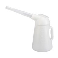 Oil Jug with Spout Oil Measuring Jug Leakageproof Engine Oil Dispenser Jug 4L
