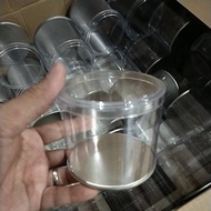 7cm mica tube | Dry cake tube | 7 cm biscuit tube | Souvenir mica jar |Gold mica tube