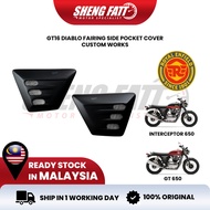 K-SPEED-GT16 Side Pocket Cover ROYAL ENFIELD GT650 & Interceptor650 Sheng Fatt Royal Enfield Accesso