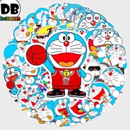 50 cute Doraemon stickers to decorate laptops, helmets, suitcases, skateboards - DB.018