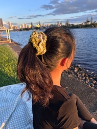 客製手作編織髮圈