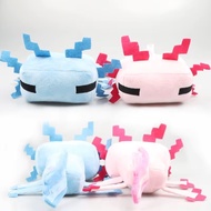 30cm Blue/Pink Axolotl Plush Toy Soft Stuffed Plushie Animal Axolotl Doll Cartoon Character Toys Kid