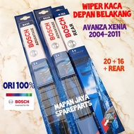 BOSCH WIPER DEPAN & BELAKANG - AVANZA / XENIA (2005-2011)