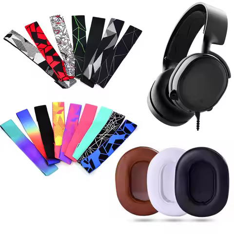 Earphone Pads For Steelseries Arctis 1/3/5/7X/7P/9/9X/PRO Arctis Prime Head Band Belt Strap Replacem