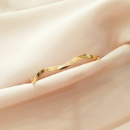 375 8 KARAT natural gold safari bangle bracelet