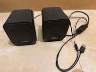 電腦喇叭 有彩虹rgb