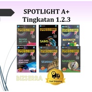 BBS : SPOTLIGHT A+ ASAS SAINS KOMPUTER MATEMATIK TINGKATAN 1.2.3 KSSM TERBITAN KERTAS MODEL PT3 PAN ASIA